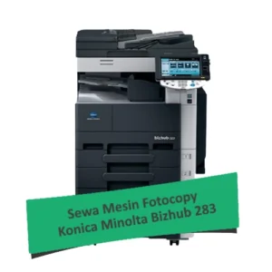 Sewa Mesin Fotocopy Konica Minolta Bizhub 283